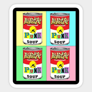 Pop Art Soup Art Punk soup Sticker